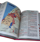 Kit 20 Bíblias Evangélicas Letra Gigante Capa Semiflexível ARC Com Harpa e Índice Marrom e Rosa