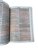 Bíblia Leão Rosa Letra Gigante Capa Brochura Com Harpa Masculina e Feminina Arc