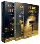 Box Kit História Dos Hebreus Capa Brochura Flexível Com 3 Livros Original e Completa - Flávio Josefo
