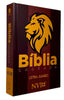 Bíblia Sagrada Leão Figura Letra Jumbo Capa Dura Com Índice Lateral  - NVI
