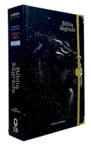 Bíblia Sagrada Letra Hipergigante Capa Dura Leão Universo Com Harpa e Índice ARC