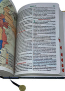 Bíblia Sagrada Letra Hipergigante Capa Dura Leão Universo Com Harpa e Índice ARC