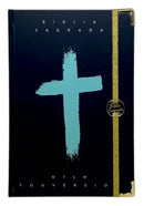 Bíblia Cruz Menta Letra Grande Capa Dura Com Elastico Feminina e Masculina  NTLH - SKT
