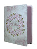 Kit 2 Bíblias Sagradas Tijolinho Floral Edição Promessas Letra Grande Para Bolsa NVA