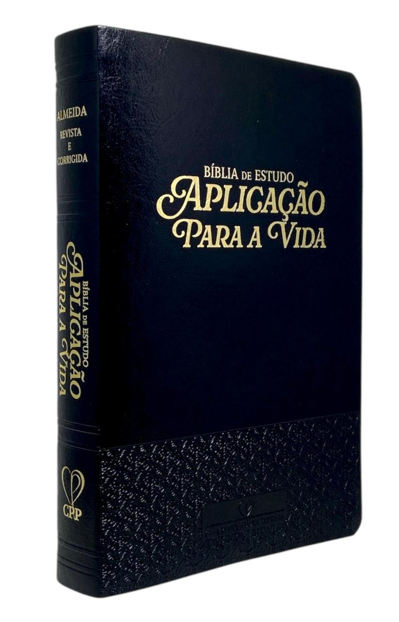 Bíblia De Estudo Aplicação Para A Vida Preta Flexível Arc