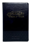 Bíblia De Estudo Aplicação Para A Vida Preta Flexível Com Índice Lateral Arc - CPP