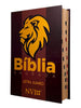 Bíblia Sagrada Leão Figura Letra Jumbo Capa Dura Com Índice Lateral  - NVI