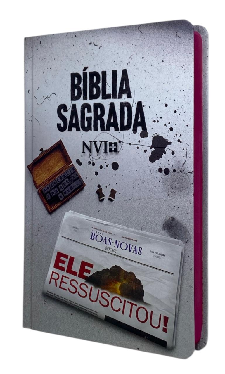 Bíblia Sagrada Slim Letra Normal Capa Dura Linguagem Nvi Ressuscitou