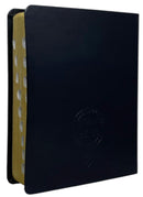 Bíblia Letra Grande Tijolinho NVA Capa Pu Luxo Preta Com Índice - Full Color