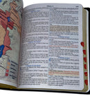 Bíblia Letra Grande Tijolinho NVA Capa Pu Luxo Preta Com Índice - Full Color