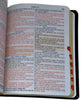 Bíblia Letra Grande Tijolinho NVA Capa Pu Luxo Preta Com Índice - Full Color