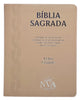 Bíblia Letra Grande Tijolinho NVA Capa  Pu Luxo Rosé Com Índice - Full Color