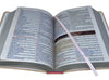 Bíblia Letra Grande Tijolinho NVA Capa  Pu Luxo Rosé - Full Color