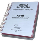 Bíblia Anote Espiral Evangélica | Ressuscitou | Com Índice Linguagem Nvi E Espaço Para Anotações | Letra Normal