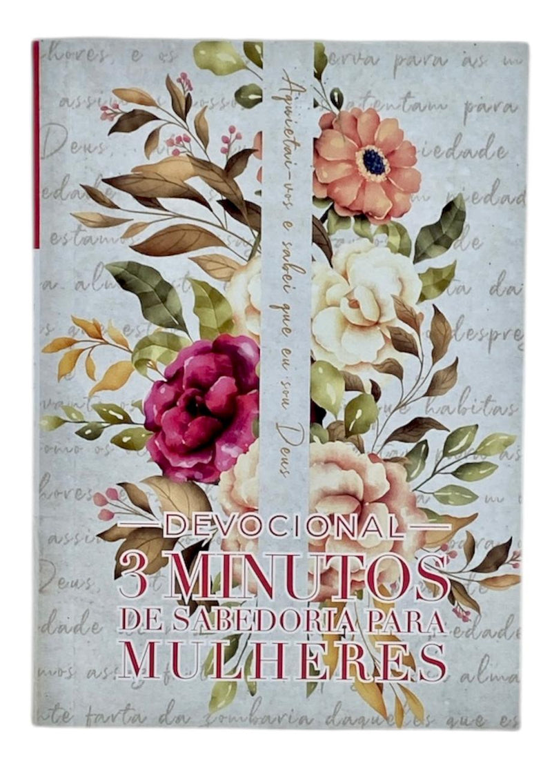 Livro Devocional Aquietai-Vos 3 Minutos De Sabedoria Para Mulheres Capa Brochura