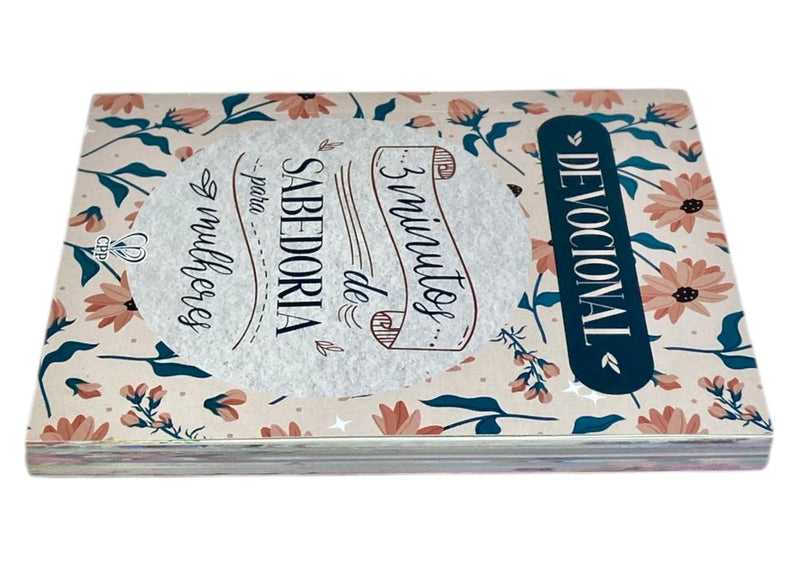 Livro Devocional Lettering 3 Minutos De Sabedoria Para Mulheres Capa Brochura