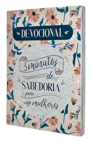 Livro Devocional Lettering 3 Minutos De Sabedoria Para Mulheres Capa Brochura