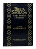 Bíblia Cor Preta Letra Hipergigante Capa Semi Flexível Com Harpa e Índice Colorida Arc