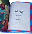 Bíblia Pequenos Discípulos Azul Infantil Letra Comum Capa Dura Com Harpa Masculina Arc