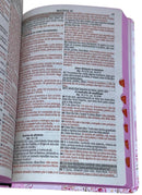 Kit 2 Bíblias Feminina Sagrada Letra Gigante Semi Flexível e Hipergigante Capa Dura Harpa ARC Floral e Deus é Bom