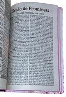 Bíblia Feminina Letra Gigante Capa Semiflexivel Com Abas Adesivas Feminina - Deus é bom