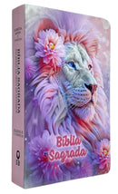 Kit Bíblia Sagrada Feminina Leão Te Sustenta + Planner Lion Colors