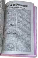 Kit Bíblia Sagrada Feminina Leão Te Sustenta + Planner Lion Colors