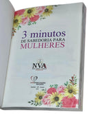 Livro Devocional Minimalista - 3 Minutos De Sabedoria Para Mulheres Capa Brochura