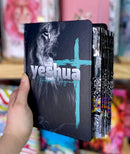 Bíblia Letra Grande Leão Yeshua Tijolinho Com Abas Adesivas Leão - SB