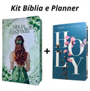 Kit Bíblia Sagrada Feminina Sou Amada + Livro Holy Sketch Planner