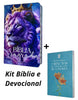 Kit Bíblia Feminina Leão Amor Eterno + Devocional Tudo Posso 3 Minutos De Sabedoria Para Mulheres