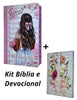 Kit Bíblia Feminina  Deus é Bom +  Devocional Aquietai-vos 3 Minutos De Sabedoria Para Mulheres