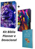 Kit Bíblia Feminina Amor Eterno + Planner Lions Colors + Devocional Tudo Posso