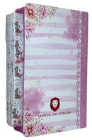 Bíblia Feminina Letra Gigante Capa Semiflexivel Com Abas Adesivas Feminina - Deus é bom