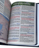 Kit 2 Bíblias Evangélicas Leão Jesus Letra Gigante Capa Dura Com Harpa E Índice Arc
