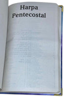 Bíblia Feminina Capa Semiflexivel Com Elástico Roxo e Medalhão Dourado Letra Gigante Com Índice - Amor eterno