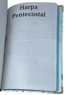 Bíblia Feminina Capa Semiflexivel Com Elástico Verde e Medalhão Letra Gigante Com Índice - Sou Amada