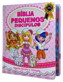 Bíblia Pequenos Discípulos Rosa Infantil Letra Comum Capa Dura Com Harpa e Índice Feminina Arc