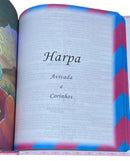 Bíblia Pequenos Discípulos Rosa Infantil Letra Comum Capa Dura Com Harpa e Índice Feminina Arc