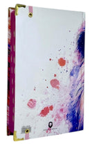 Bíblia Capa Dura com Elástico Rosa e Medalhão Dourado Letra Gigante - Leão Coroa + Índice