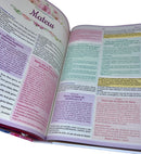 Bíblia De Estudo Para o Cotidiano Da Mulher Branca Capa Dura Letra Gigante - NVA