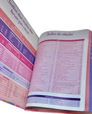 Bíblia De Estudo Para o Cotidiano Da Mulher Rosa Intenso Capa Dura Letra Gigante - NVA