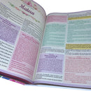 Bíblia De Estudo Para o Cotidiano Da Mulher Branca Capa Dura Letra Gigante Com Índice  - NVA