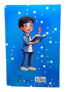 Bíblia Infantil Dos Meninos Corajosos Azul Letra Gigante Capa Dura Com Harpa e  Corinhos Arc