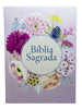 Bíblia Sagrada Feminina Arranjo Flores Lilás Letra Normal Capa flexível - Nva Nova Versão Almeida Atualizada