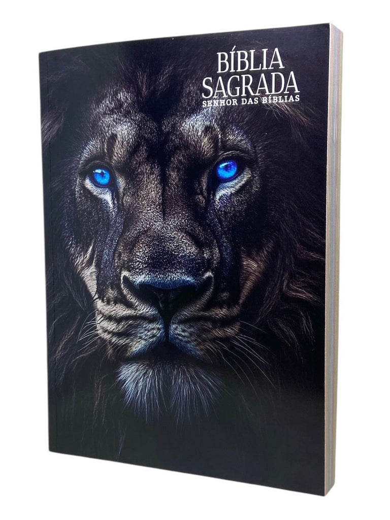 Bíblia Sagrada Leão Da Palavra Letra Normal Capa flexível - Nva Nova Versão Almeida Atualizada