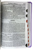 Bíblia Sagrada Feminina Lilás Letra Hipergigante Capa Semi Flexível Harpa e Corinhos
