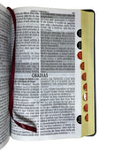 Bíblia Cor Preta Letra Hipergigante Capa Semi Flexível Com Harpa e Índice Colorida Arc