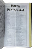Bíblia Cor Preta Letra Hipergigante Capa Semi Flexível Com Harpa e Índice Colorida Arc