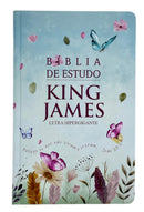 Bíblia Feminina Evangélica de Estudo King James Jardim Secreto Letra Hipergigante Capa Dura